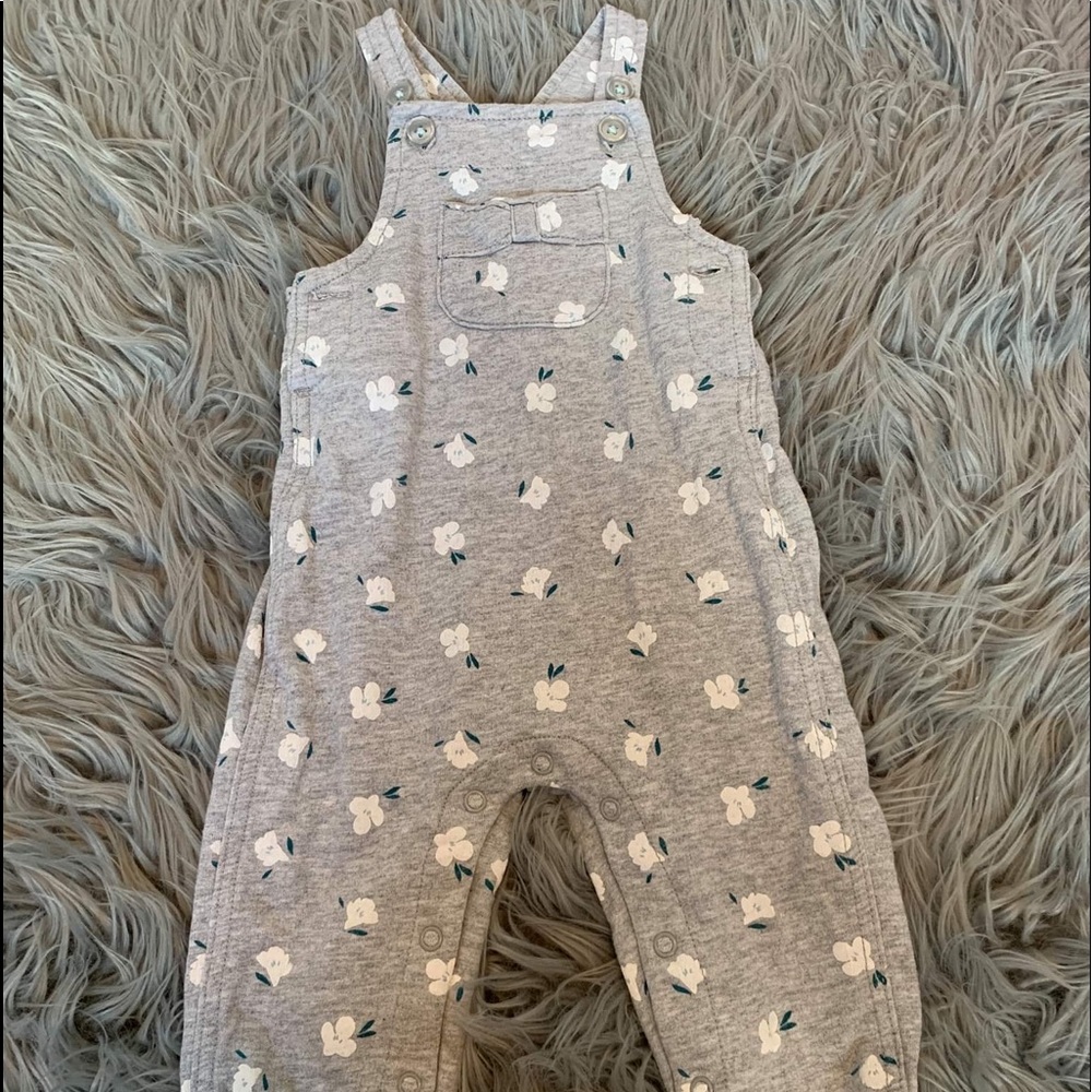 9 month Daisy Overalls